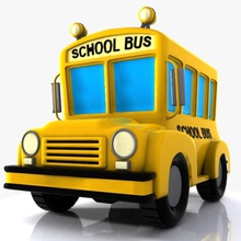 çizgi film okul otobüsü otobüs araba çocuk şehir eğitim oyun ağır model halk hizmet taksi toon oyuncak ulaşım Üniversitesi araç köy virtualhorizonstudio sarı 3d print model - Mito3D