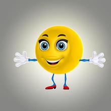 cartoon smile 2 balls bowl candy character dragee face fun funny game glob globe kengustudio man model orb pac pacman pill round snowball spheres sun tablets toon toy 3d print model - Mito3D