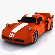 1 karikatür spor araba oto otomobil çizgi film şehir motor f1 formül oyun makine model nascar yarış ralli hız hisse senedi toon oyuncak parça kamyon araç virtualhorizonstudio tekerlek 3d print model - Mito3D