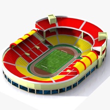 karikatür Stadyumu mimarlık arenas bina çizgi film şehir fan alan futbol oyun Hipodrom ev model Olimpiyatları olypia pitch spor stadyum yapısı toon oyuncak parça mekan köy virtualhorizonstudio 3d print model - Mito3D