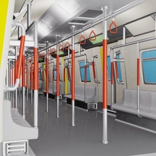 çizgi film metroda iç kabin mobilyalar oyun çizgiler makine metro model yolcu halk tren koltuk istasyonu alt sistem toon oyuncak transit ulaşım yeraltı araç virtualhorizonstudio 3d print model - Mito3D