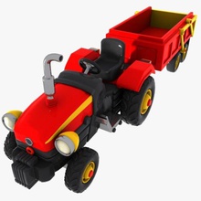 cartoon tractor cart agriculture car carriage carrier engine farm game harrows heavy industrial loader machine model toon toy tracks trolley truck urban vehicle virtualhorizonstudio wheel 3d print model - Mito3D