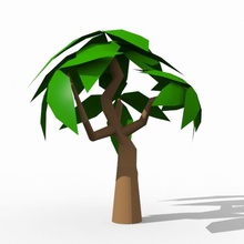 dibujos animados de árbol 3d la animación colección los entornos exterior fantasía bosque juego inferior maxdim modelo naturaleza pino planta jugar poli conjunto pequeño abeto toon juguete tropical madera 3d print model - Mito3D