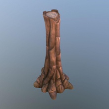 cartoon tree stump ale xey bark bough environments fantasy forest gameready log lower model nature plant poly props root stub stylised timber toon trunk wood wooden 3d print model - Mito3D