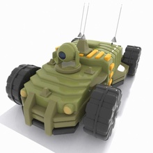 cartoon unmanned vehicle autonomous camera car child control engine game ground guided kid machine military model operation remote rescue toon toy transport truck uncrewed virtualhorizonstudio 3d print model - Mito3D
