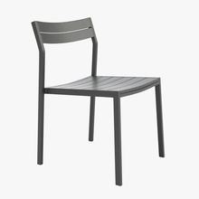 Fall eos Stuhl + Tisch 3dsmax Aluminium archviz schwarz cafe zeitgenössisch Einrichtung Möbel das hilton Matthäus Metall Modell modern outdoor Abstellgleis stapelbar Tabelle vmvtv vray 3d print model - Mito3D