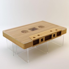 cassette tape table bas coffee contemporary design dining furnishings furniture interior model modern vain59 visualization 3d print model - Mito3D