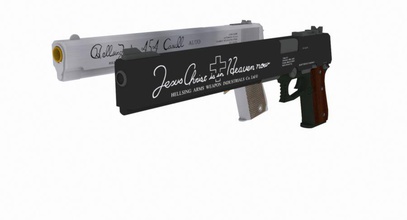 casull 454 & Schakal alucard anime blackraven cartoon dracula Feuerwaffe gun hellsing niedrigere manga Modell Pistole poly studios Waffe 3d print model - Mito3D