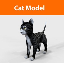 cat game ready low poly animal cute feline kitten kitty leopard lion lower lowpoly mammal maya model mouch001 orange pets puppy reading siamese spotted tabby tiger 3d print model - Mito3D