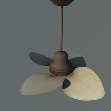 ceiling fan chroniclestudio decoration fixture furnishings furniture model palm porch 3d print model - Mito3D