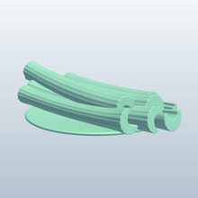 celery v1 food printable lowpoly 3d print model - Mito3D