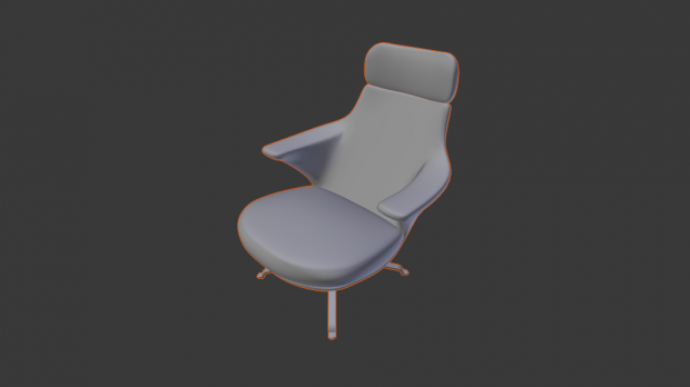 chair furniture 3D print model - Mito3D