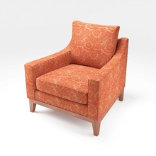 chair armchair couch furnishings furniture interior meela model seat 3d print model - Mito3D