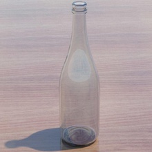 garrafa de espumante 3d alcoólicos a cerveja bebidas champanhe utensílios cozinha beber alimentos franceatz vidro o verde mentais modelo modeldrink água vinho 3d print model - Mito3D