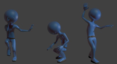 character blender animate fantasy human kyoshiromibu1 man model perso personnage rig 3d print model - Mito3D