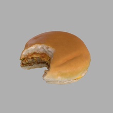 hamburguesa con queso cocinado de comedor comer fastfood alimentos la cocina max mcdonald' mcdonalds modelo fotorrealista realista realstuff3d scan vray 3d print model - Mito3D