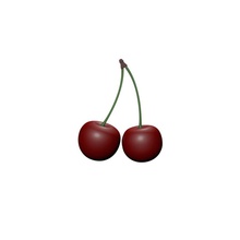 cherry 3d albena Essen Obst Modell neue nikolova pflanze rot Baum zwei 3d print model - Mito3D
