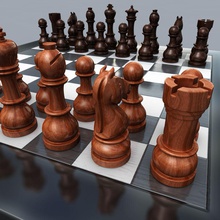 chess set bishop check collection dereli ensar game horse king knight mate model pawn queen rook s sport table wood 3d print model - Mito3D