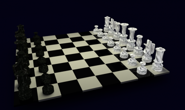 chessboard sports marble accessories 3d print model - Mito3D