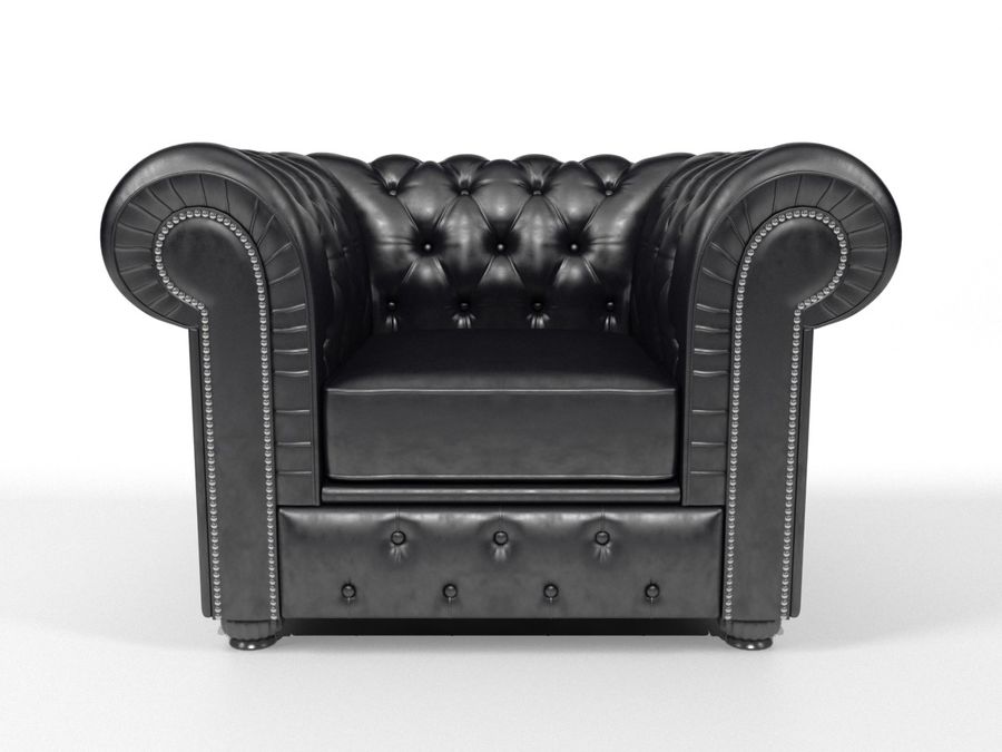 chesterfield armchair antique architecture bolton chair classical couch furnishings furniture leather lounger model reaper1979 room sofa 3D print model - Mito3D