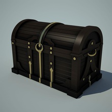 chest antique bin box case chalice container dabloon diesel v drawer furnishings furniture gold metal model ocean old pirate rack safe sea silver spanish treasure trunk wood wooden 3d print model - Mito3D