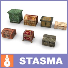 chests antique army box case chest coffer collection container crate furniture lower medieval model pirate poly shipping stasma store transport treasure trunk vintage wood wooden 3d print model - Mito3D
