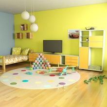 children's bedroom aicrovision architecture bed books boy character child drawer frame furniture home house interior kid kidroom lamp mental mentalray model rug s scene toy 3d print model - Mito3D