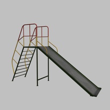 children's slide child fun hobbies kid ladder merrygoround model nik23648 parking playground playing s single sliding sport swing toy tunnels 3d print model - Mito3D