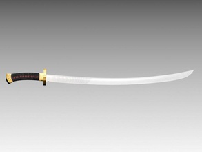 chinesische Schwert die asiatische Klinge Chinesisch schneiden dao melee Modell oriental stangil Waffe 3d print model - Mito3D