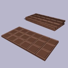 chocolat alpe de la barra chocolate alimentos el mobiliario café con leche tarde modelo producto artista suisse suiza tablette 3d print model - Mito3D