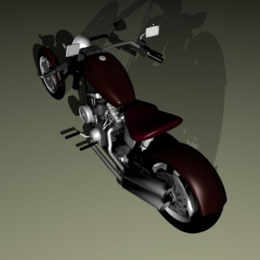 chopper antiguidades a indústria automotiva moto cgigraphic modelo motocicleta standard do veículo 3D print model - Mito3D