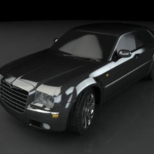 chrysler 300c 300 american auto c car hemi limousine luxury model muscle sedan tzokkabg vehicle 3d print model - Mito3D