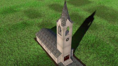 kilise tezgah çim mimarlık 3d print model - Mito3D