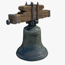 church bell 3dkng architecture belfry cathedral elements historic historical history medieval metal model old steeple structure 3d print model - Mito3D