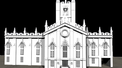 igreja prédio arquitetura 3d print model - Mito3D