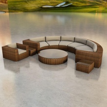 circular sofá 3ds O 3dsmax bancada cadeira círculo fim exterior mobiliário móveis interior espreguiçadeira max mentais mentalray modelo pátio ray rwknope assento definir macio tabela de vime 3d print model - Mito3D