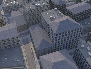 poly city düşük 3d mimarlık engeller bina cg lab şehir downtown elemanları ev daha Büyükşehir model modüler ofis sahne gökdelen sokak yapısı kentsel V-ray'in 3d print model - Mito3D