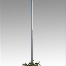 şehir sokak lambası mimarlık elemanları freeway lamba ışık marc metal model mons yol 3d print model - Mito3D