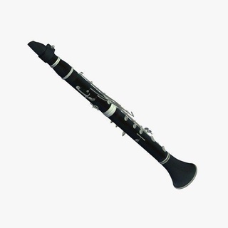 clarinet v05 musical instruments printable lowpoly 3d print model - Mito3D