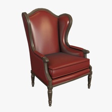 clássico braço da cadeira arquitetura poltrona mobiliário móveis a casa interior modelo samsite assento 3d print model - Mito3D
