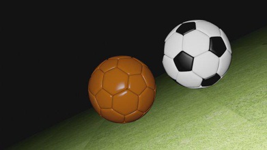 classic ball football sports 3d print model - Mito3D