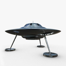 classic flying saucer ufo aircraft airplane billy conspiracy fi fiction file fly justinger meier model object plane sci science spacecraft spaceship unidentified x 3d print model - Mito3D