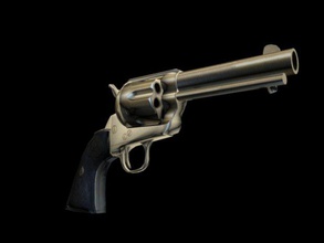 classic six shooter western weapons 3d print model - Mito3D