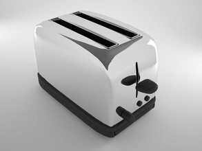 classic toaster architecture electronics food interior isavic kitchen model 3d print model - Mito3D