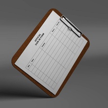 clipboard accessory aircamp board books clip coach draws furnishings furniture game model note office pad paper pen salesman scored sketchbook sport supply support wood writing 3d print model - Mito3D