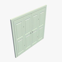 dolap kapı v3 kapılar mimarlık yazdırılabilir lowpoly 3d print model - Mito3D
