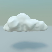 bulut karikatür tarzı 3d hava mimarlık arka plan çizgi film temizleyin bulutlu toplama kümülonimbüs elemanları haister model okyanus yağmur deniz gökyüzü kar tarz güneş güneşli su yıpranmış beyaz rüzgar 3d print model - Mito3D