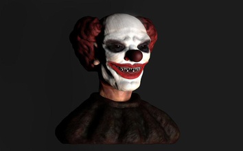le clown 3d caractère les gars de l'homme lashamarkoza sexe masculin modèle monstre imprime zbrush 3d print model - Mito3D