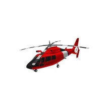 coastguardhelicopter v1 helikopter uçak yazdırılabilir lowpoly 3d print model - Mito3D