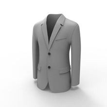 le manteau 4d cerveau blazer d'affaires l'homme caractère vêtements robe de la mode formel les gars veste sexe masculin modèle chemise costume 3d print model - Mito3D